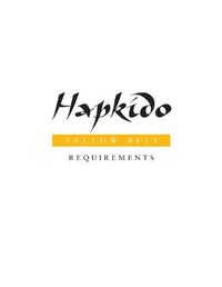 Cover image for Hapkido: Yellow Belt Requirements