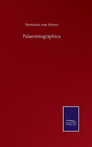 Cover image for Palaeontographica