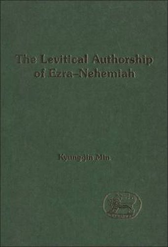 Cover image for The Levitical Authorship of Ezra-Nehemiah