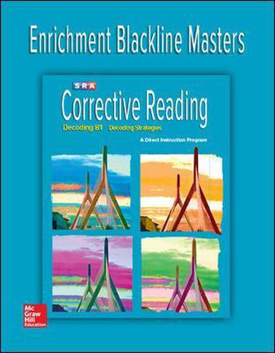 Cover image for Corrective Reading Decoding Level B1, Enrichment Blackline Master