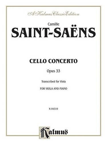 Cover image for Cello Concerto, Op. 33