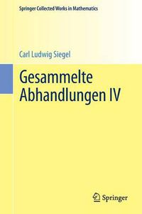 Cover image for Gesammelte Abhandlungen IV