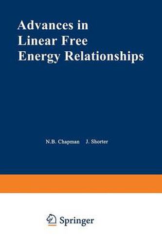 Cover image for Advances in Linear Free Energy Relationships