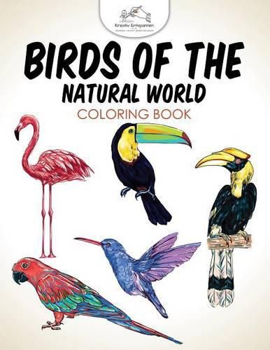 Cover image for Birds of the Natural World Coloring Book