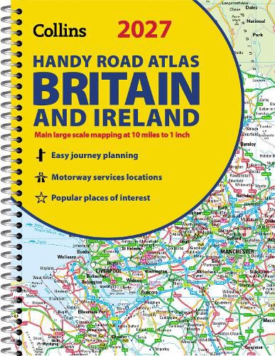 Cover image for 2027 Collins Handy Road Atlas Britain and Ireland