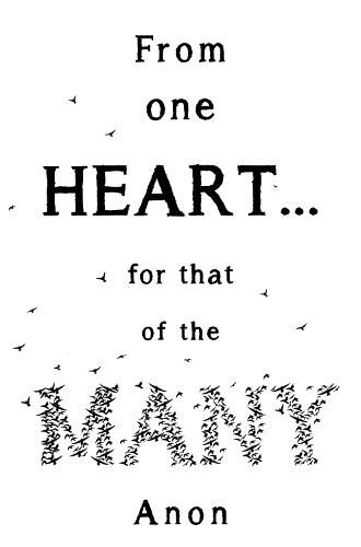 Cover image for From one heart... for that of the many