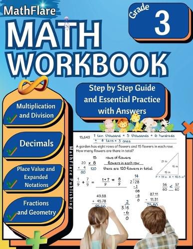 Cover image for MathFlare - Math Workbook 3rd Grade