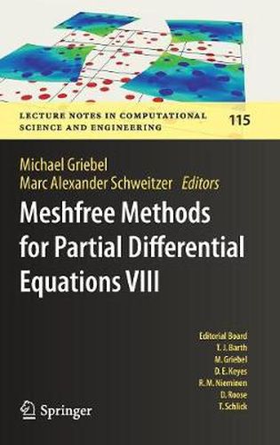 Cover image for Meshfree Methods for Partial Differential Equations VIII