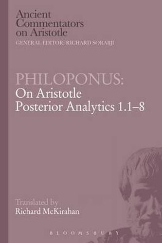 Cover image for Philoponus: On Aristotle Posterior Analytics 1.1-8