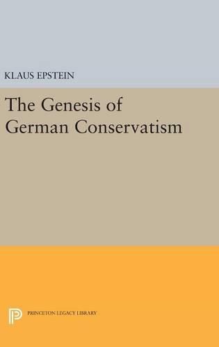 Cover image for The Genesis of German Conservatism