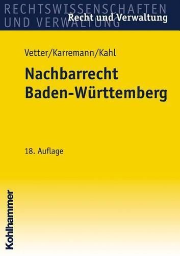 Cover image for Nachbarrecht Baden-Wurttemberg