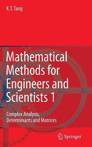 Cover image for Mathematical Methods for Engineers and Scientists 1: Complex Analysis, Determinants and Matrices