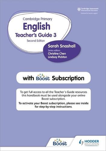 Cambridge Primary English Teacher's Guide 3 with Boost Subscription
