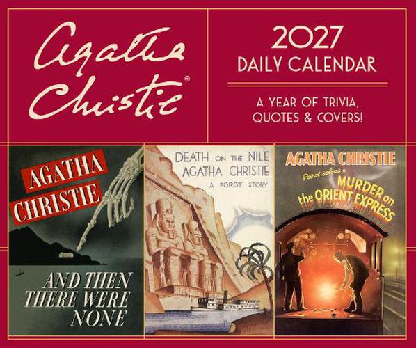 Cover image for Agatha Christie 2027 Daily Calendar