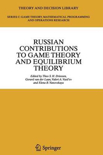 Cover image for Russian Contributions to Game Theory and Equilibrium Theory