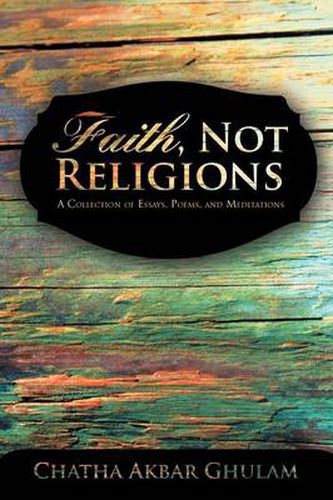 Cover image for Faith, Not Religions