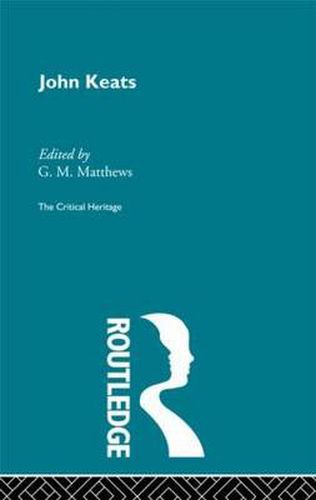 Cover image for John Keats: The Critical Heritage