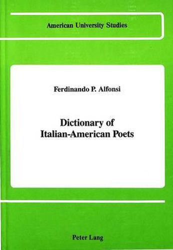 Dictionary of Italian-American Poets