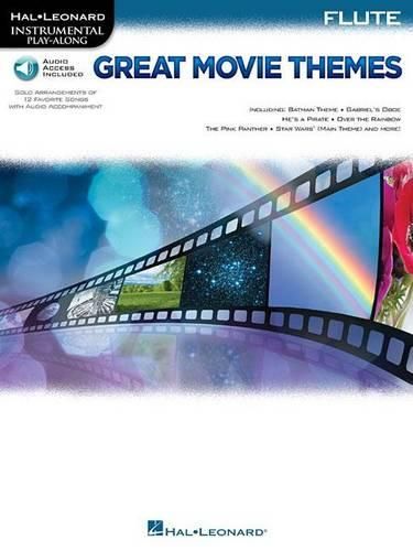 Cover image for Great Movie Themes: Instrumental Play-Along