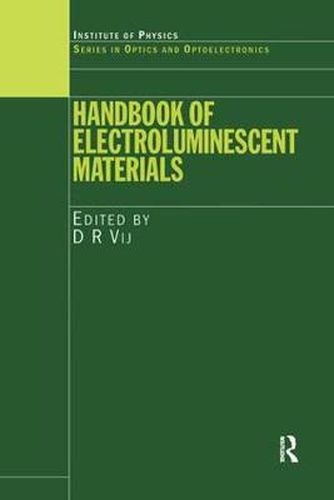 Cover image for Handbook of Electroluminescent Materials