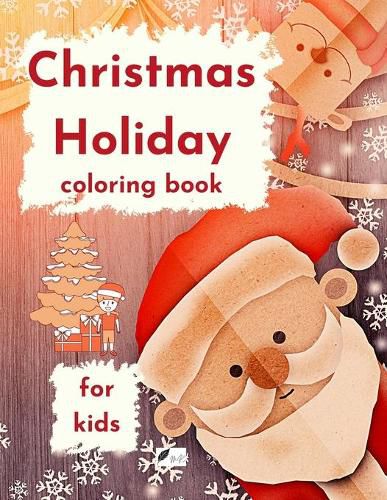 Cover image for Christmas Holiday coloring book for kids