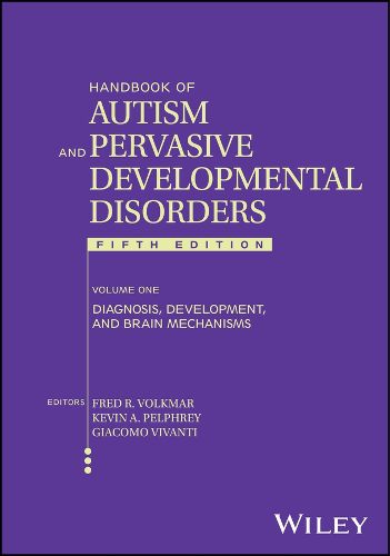 Cover image for Handbook of Autism and Pervasive Developmental Disorders, Volume 1