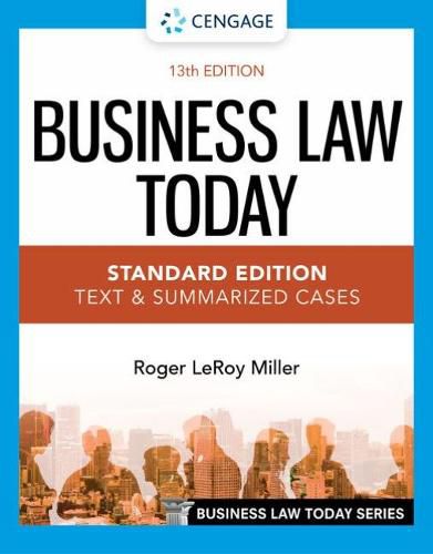 Cover image for Business Law Today - Standard Edition: Text & Summarized Cases