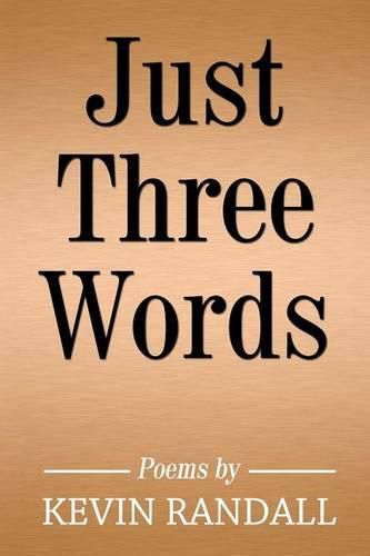 Cover image for Just Three Words