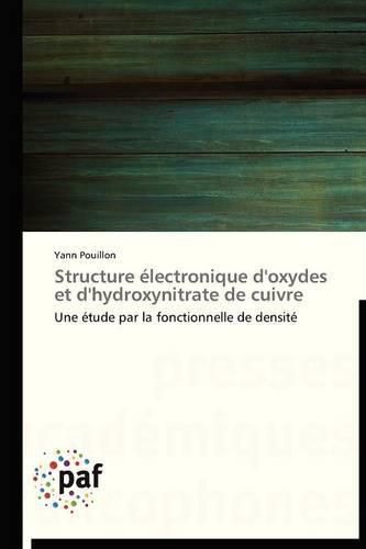 Cover image for Structure Electronique d'Oxydes Et d'Hydroxynitrate de Cuivre