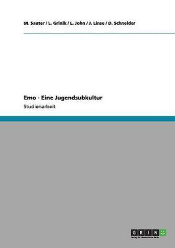 Cover image for Emo - Eine Jugendsubkultur
