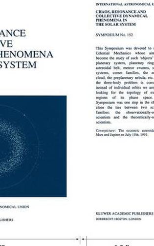 Cover image for Chaos, Resonance and Collective Dynamical Phenomena in the Solar System