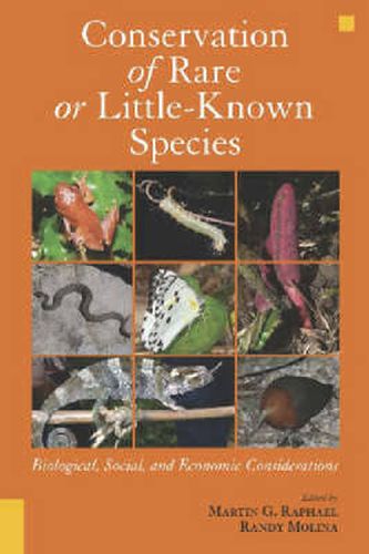 Cover image for Conservation of Rare or Little-Known Species: Biological, Social, and Economic Considerations