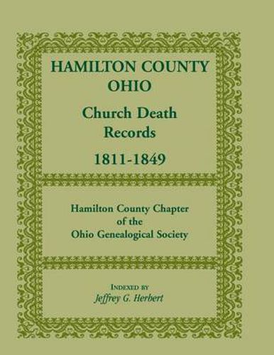 Cover image for Hamilton County, Ohio, Church Death Records, 1811-1849