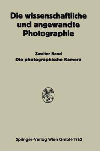 Cover image for Die Photographische Kamera