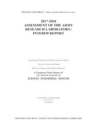 Cover image for 2017-2018 Assessment of the Army Research Laboratory: Interim Report