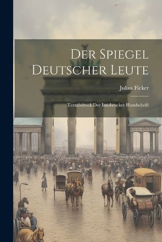 Cover image for Der Spiegel Deutscher Leute