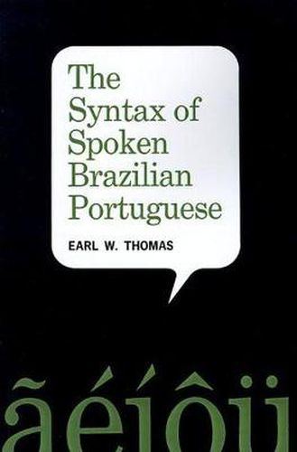 Cover image for The Syntax of Spoken Brazilian Portuguese