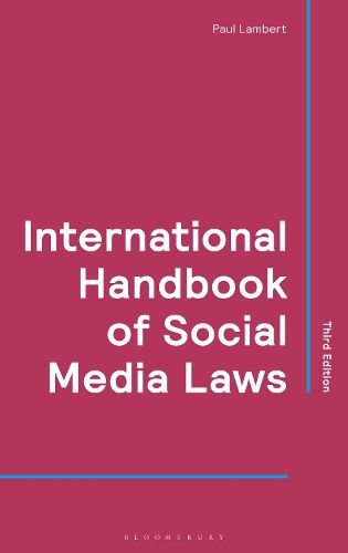 Cover image for International Handbook of Social Media Laws