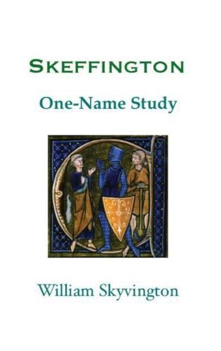 Cover image for Skeffington: One-Name Study