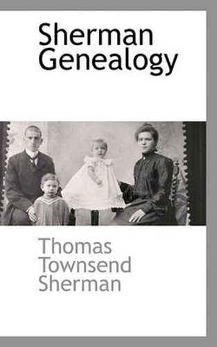 Cover image for Sherman Genealogy