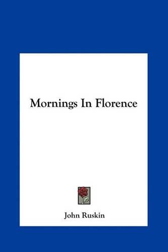 Cover image for Mornings in Florence