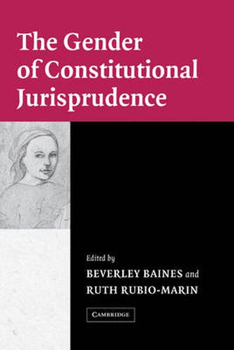 Cover image for The Gender of Constitutional Jurisprudence