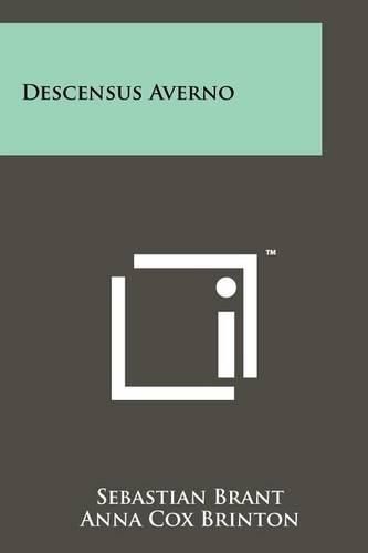 Cover image for Descensus Averno