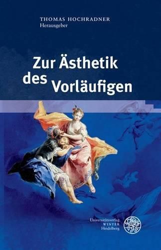 Cover image for Zur Asthetik Des Vorlaufigen