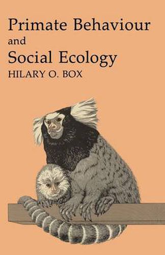 Cover image for Primate Behaviour and Social Ecology