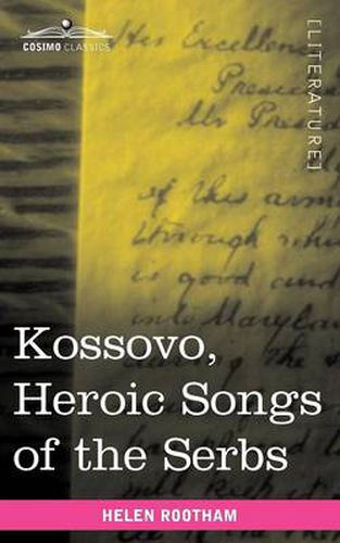 Cover image for Kossovo: Heroic Songs of the Serbs