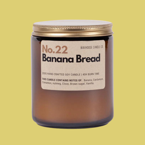 Cover image for No.22 Banana Bread Soy Candle 200g