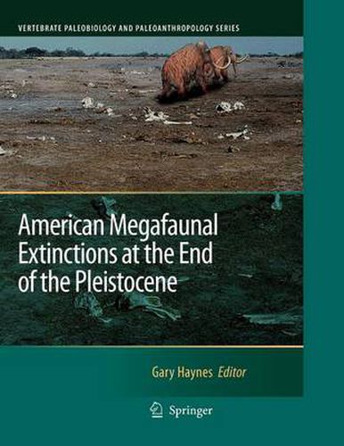 Cover image for American Megafaunal Extinctions at the End of the Pleistocene