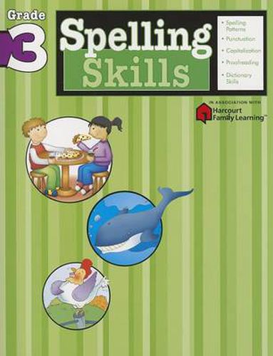 Cover image for Spelling Skills: Grade 3 (Flash Kids Harcourt Family Learning)