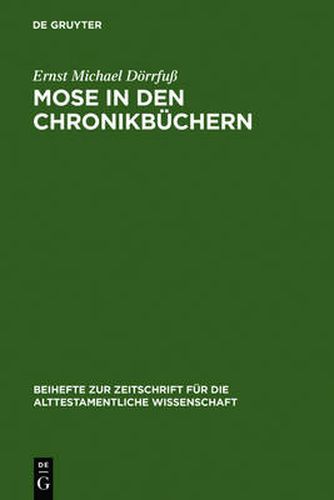 Cover image for Mose in den Chronikbuchern